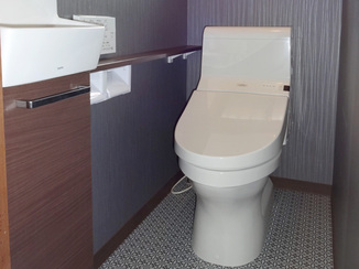 トイレリフォーム 小さなお孫様も使いやすい安全な洋式トイレ